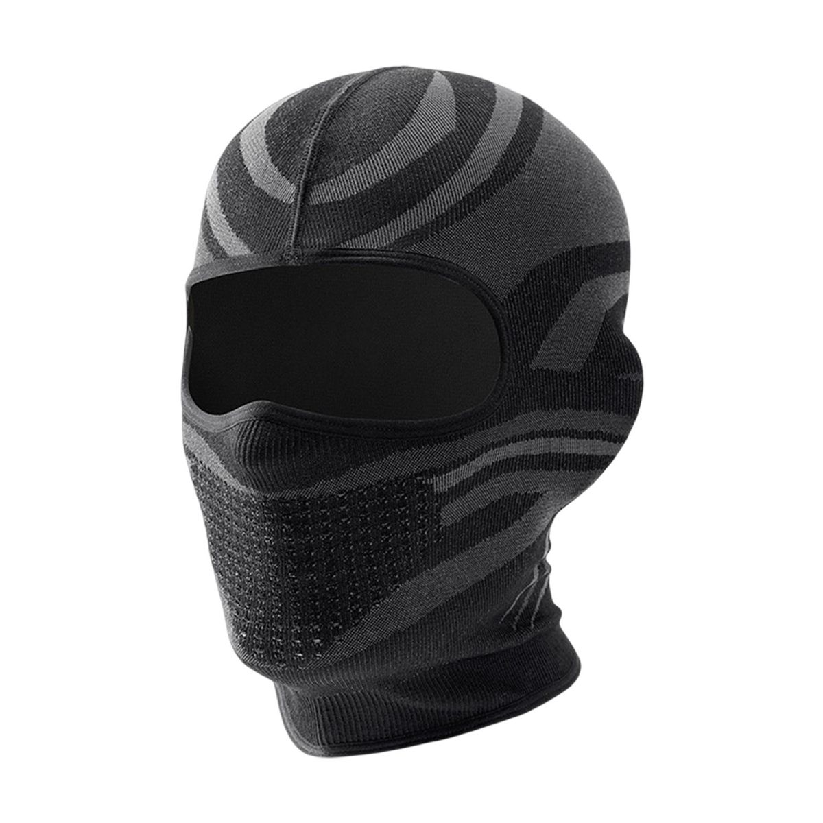 Cycling Headgear Unisex Thermal Windproof Headgear Neck Gaiter Black