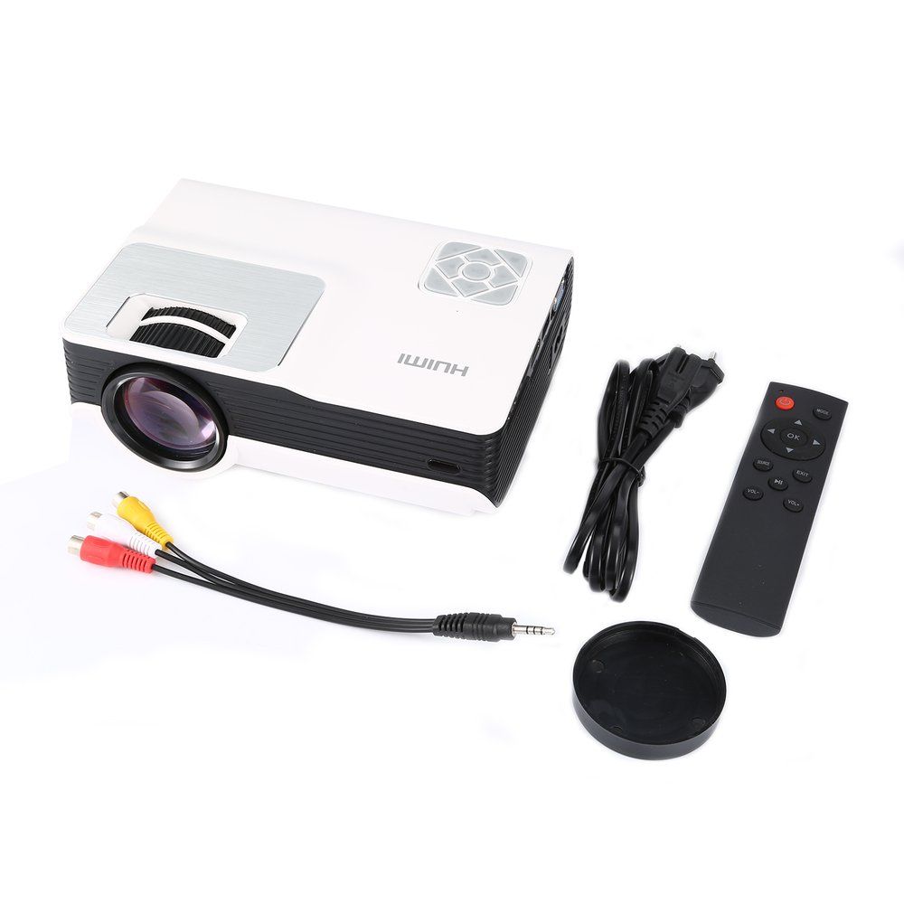 LCD Projector LED Proyector For Home Theater Support Mini Projector Android 6 White
