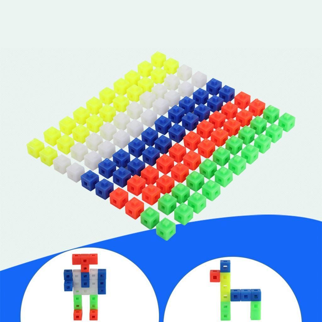 100x Cubes, Homeschool Educational Connecting Manipulative