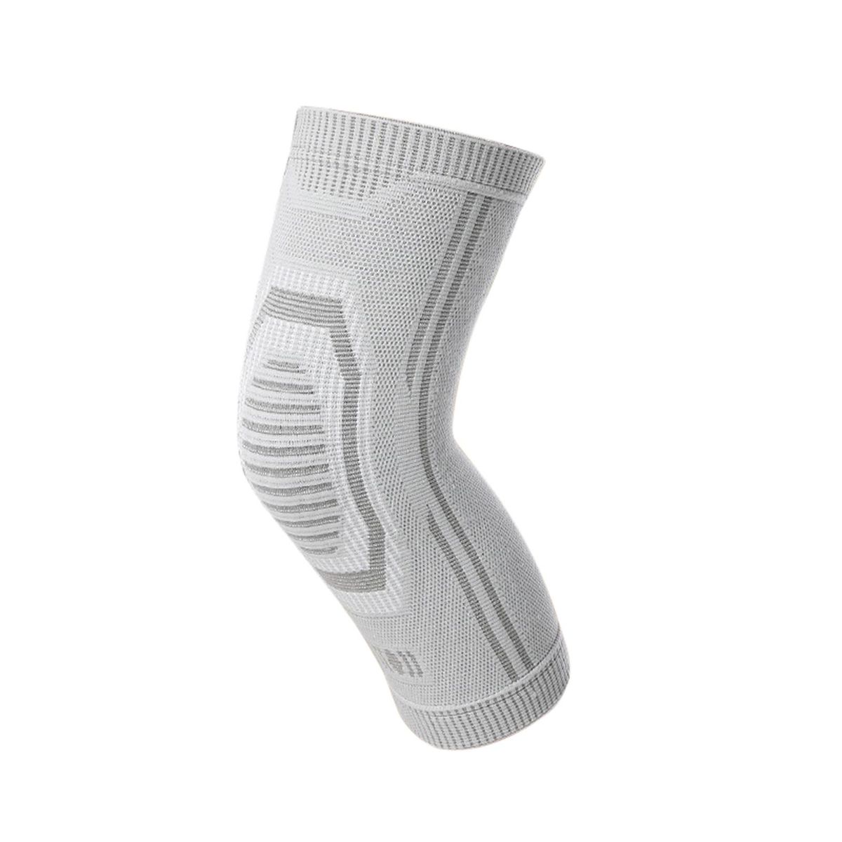 1Pc Thermal Knee Elderly Pain Relief Self-heating Knee Pad Leg Warmer Light Grey