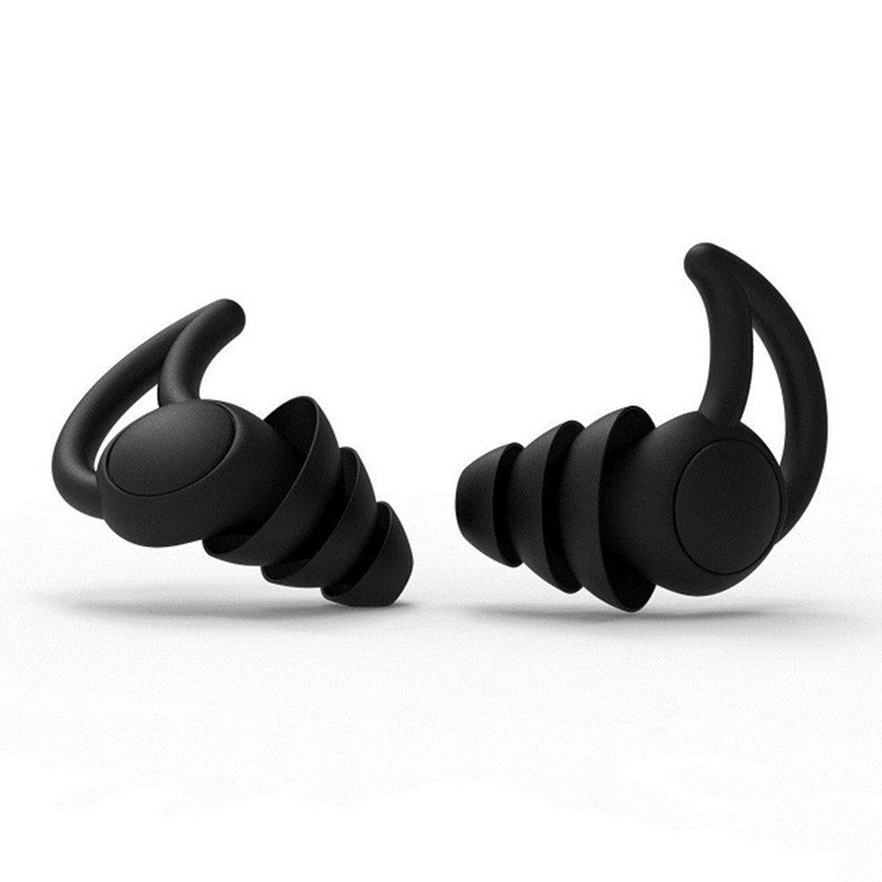 Anti-noise Sleep Spe Ial Sleep Sili One Earplugs Student Learning Artifa T-black