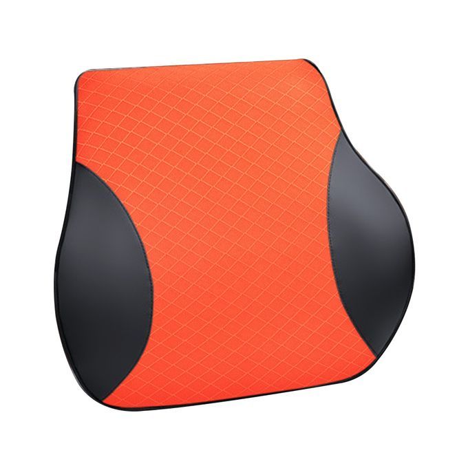 Space Memory Foam Travel Headrest Cushion Pad Car-Orange