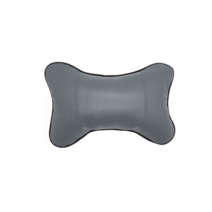 Universal Neck Pillow Case Headrest Seat Cushion Solid-Grey