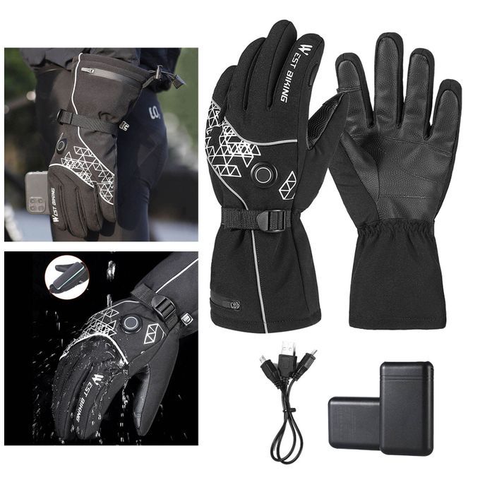 Heated  Battery Operated Mitten For Motorcycle Outdoor Sports