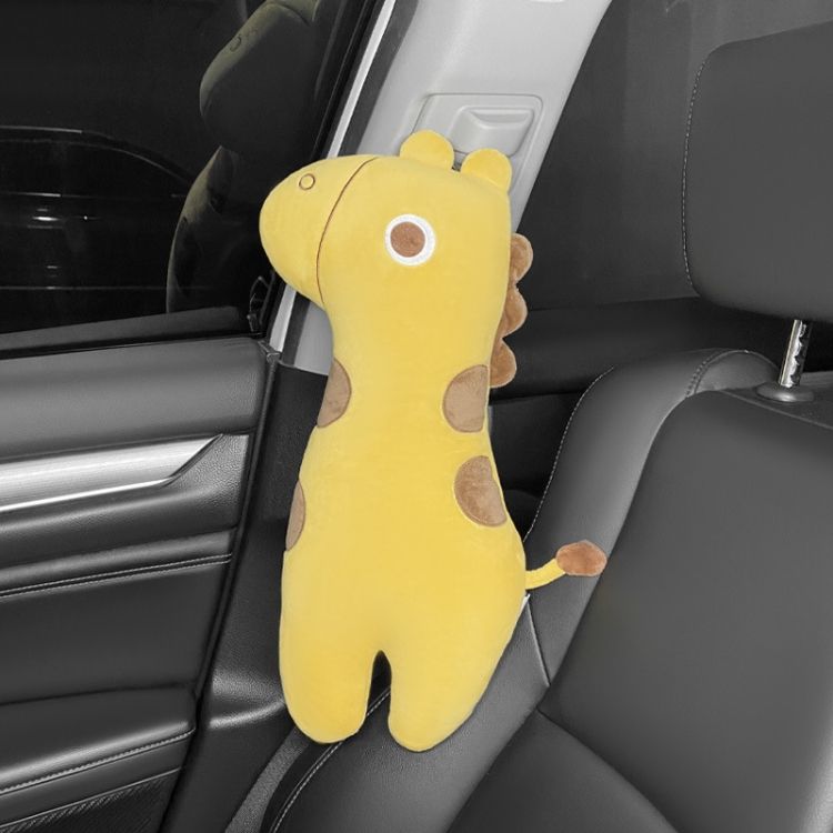 Car Seat Belt Pillow Shoulder Cover Insurance Belt Yellow