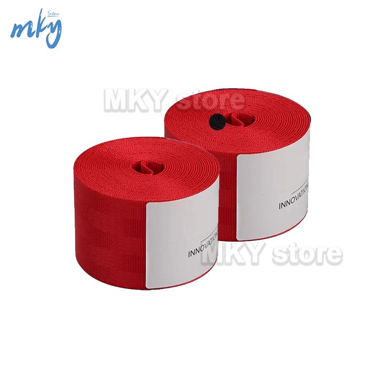 2Pcs 3.6 Meters Strengthen Seat Belt Webbing Fabric Racing