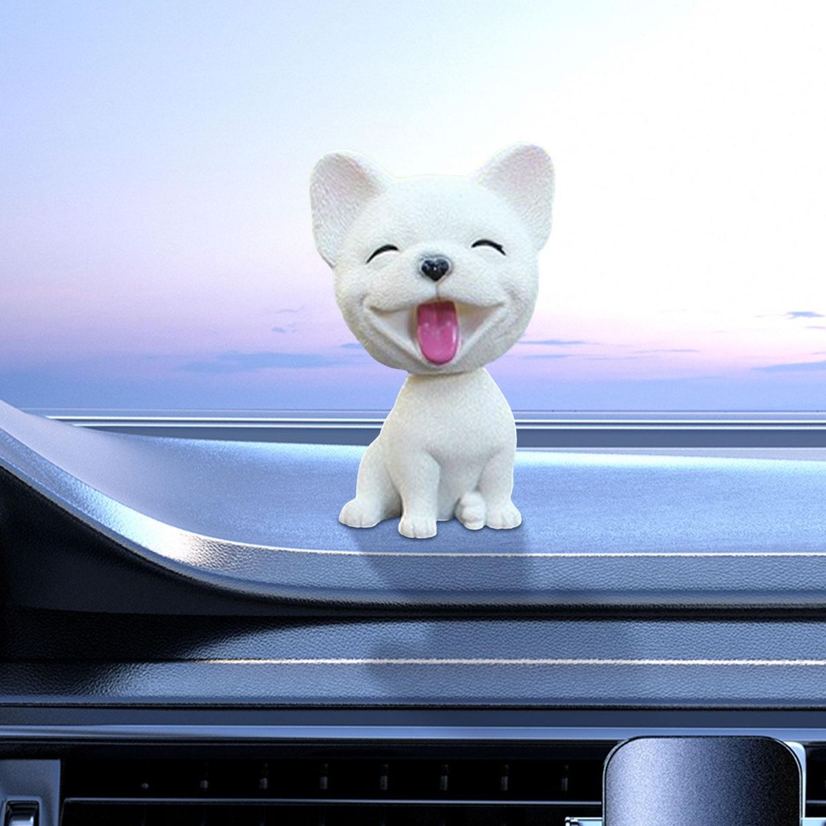 Dog Car Ornaments Office Ornament For Auto  C
