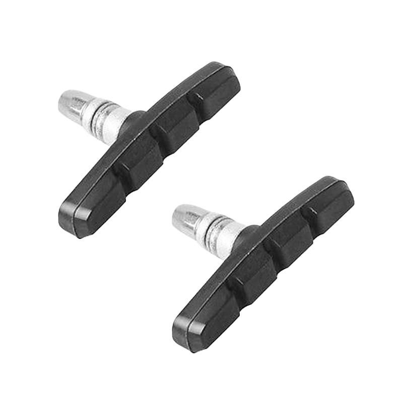 1-6pcs Bike Brake Blocks Rubber Cycling Part Tools MTB Mountain Road Bicycle Lightweight V-brake Shoes Pads Bicycle Accessories