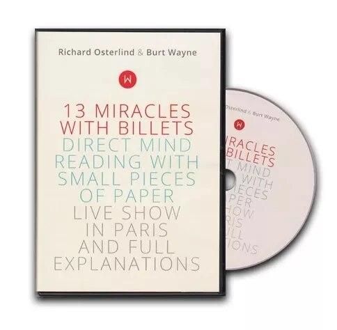 13 Miracles with Billets by Richard Osterlind ,Magic tricks