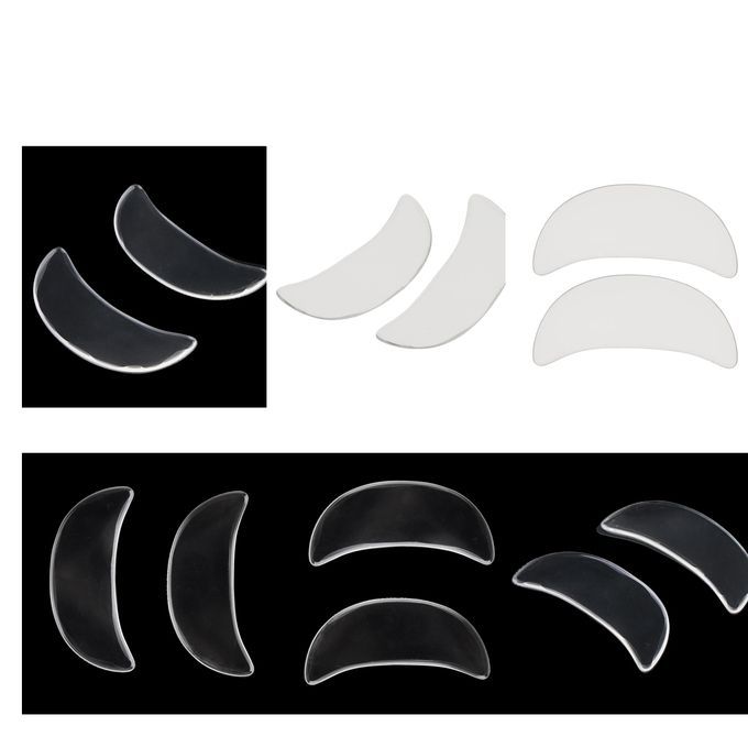 6 Pairs Silicone Reusable Anti Wrinkle Chest Neck Eye Pad Patch Skin