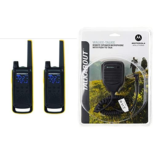 Motorola Solutions T470 TwoWay Radio Black WYellow Rechargea