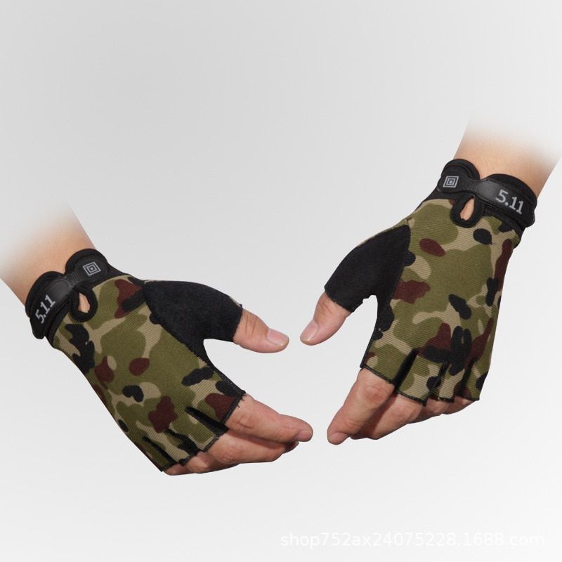 (Half Camuflaje)Outdoor Winter Fishing Gloves Waterproof
