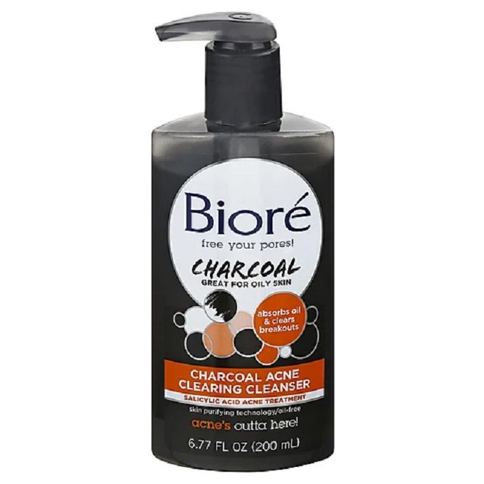 Charcoal Acne Clearing Cleanser With Salicylic Acid 200ml