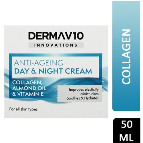 Anti-Ageing Day & Night Cream Collagen, Almond Oil & Vitamin E 50ml X 1pcs