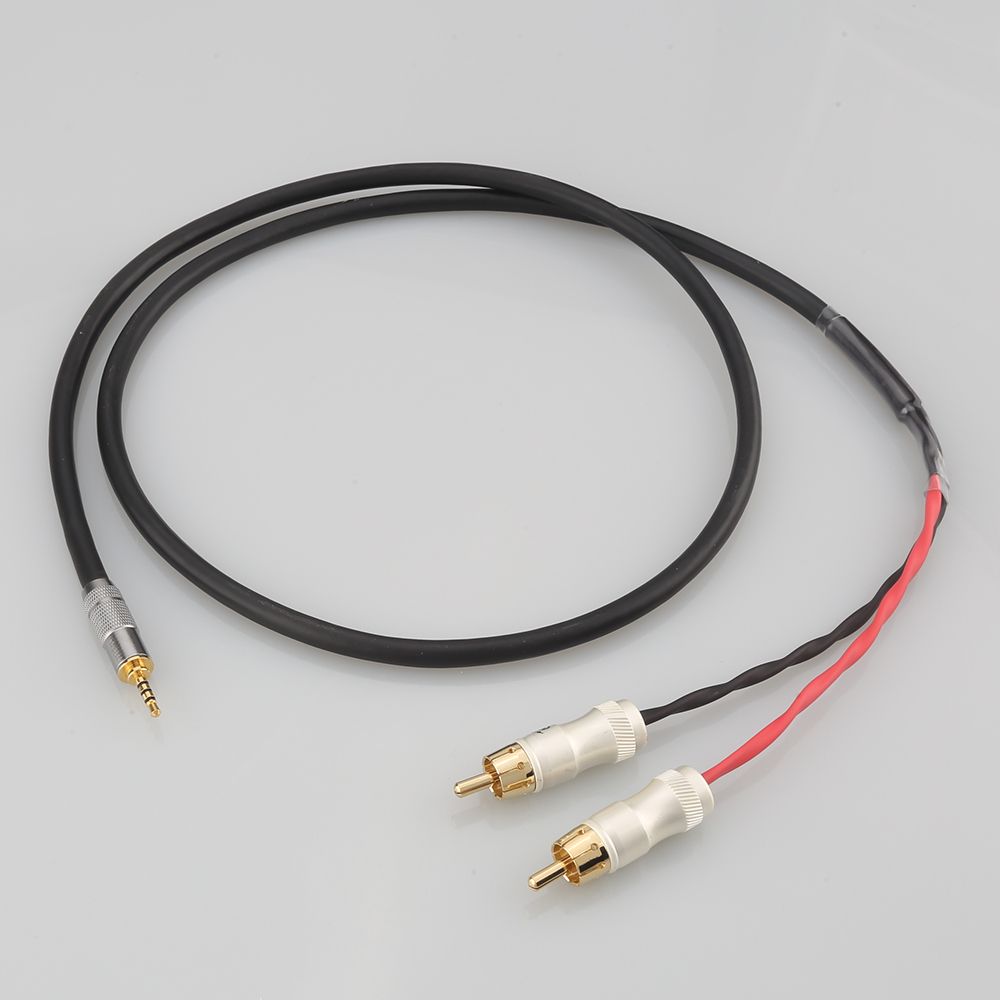 HIFI 2.5/3.5/4.4/6.35mm XLR Balanced Plug To 2RCA Male