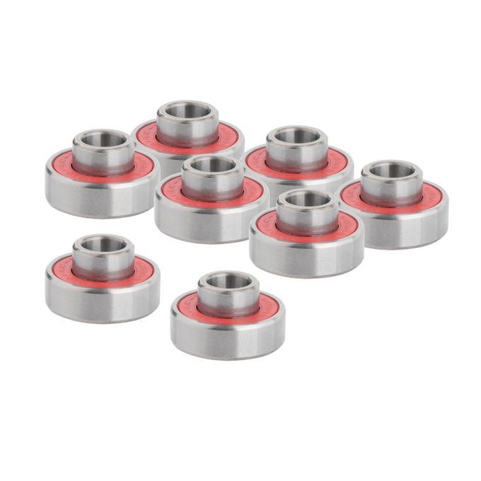 ABEC 11 608 Longboard Integrated Ball Bearing Skateboard Inline Red