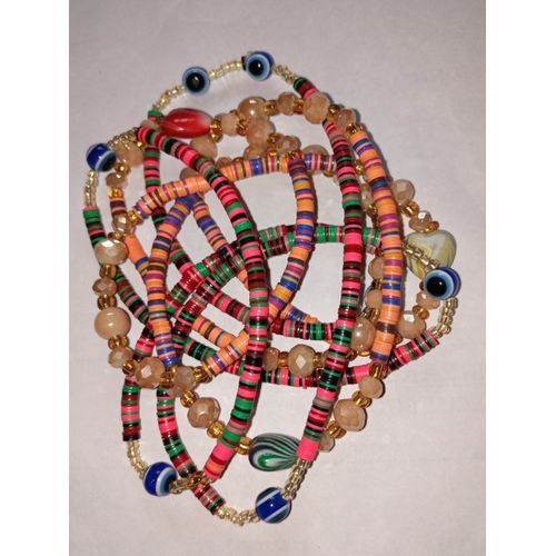 Turkish Goodluck Blue Eyes Sexy Waist Beads.