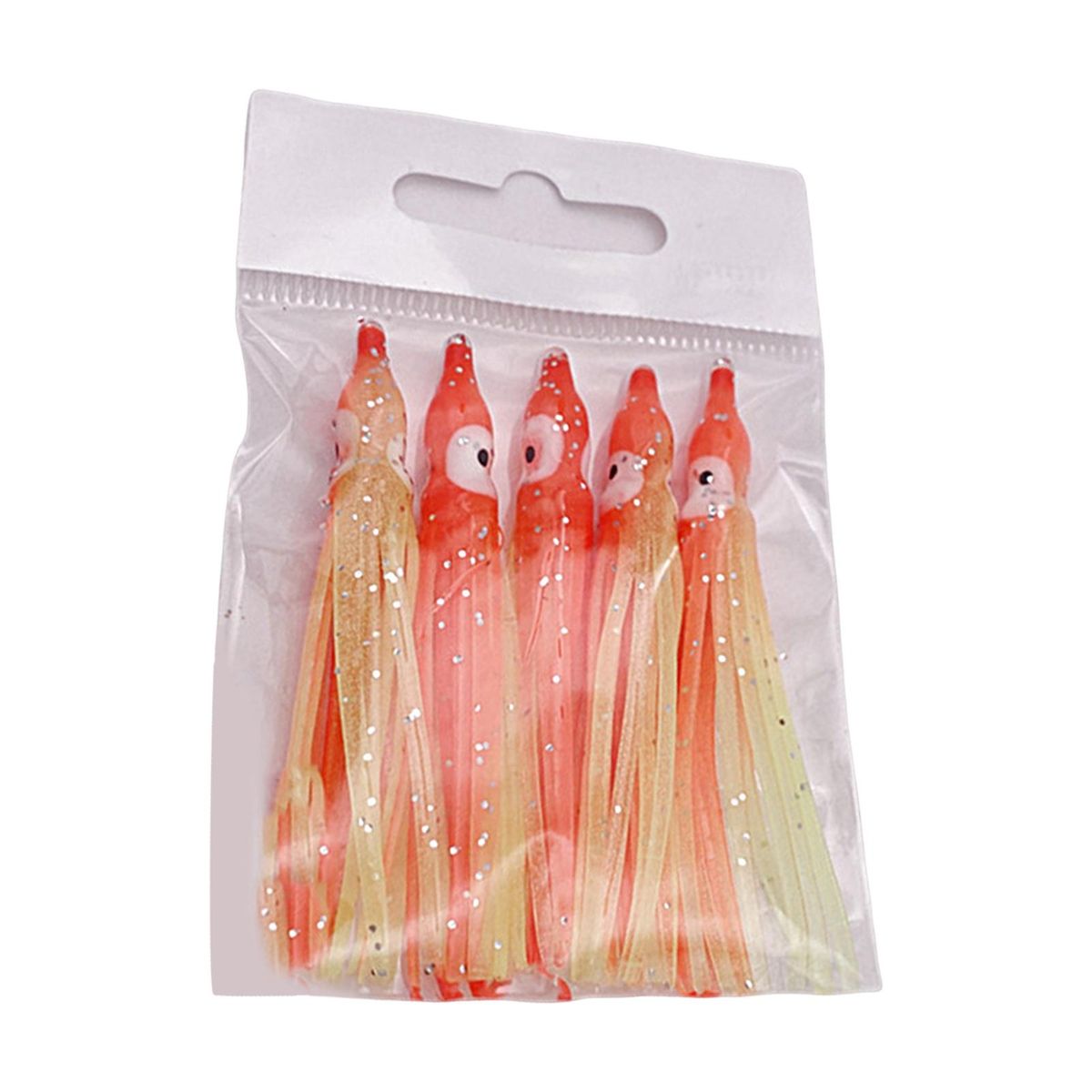5Pcs Squid Skirt Baits Deep Sea Fishing Octopus Squid Skirt N