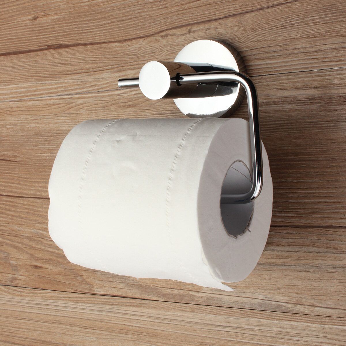 New Chrome Polished Stainless Steel Bathroom Toilet Paper Holder Tissue Roll Bar