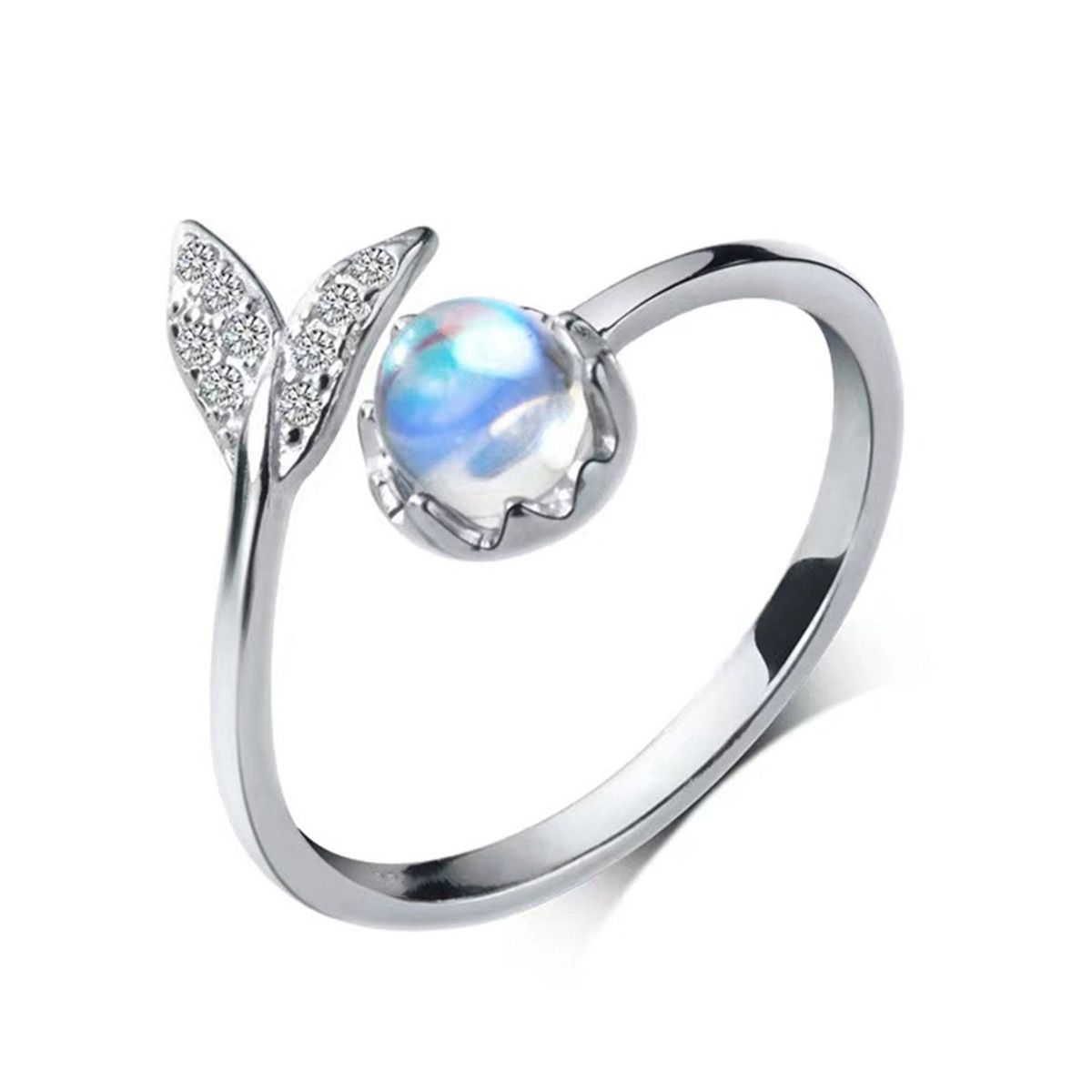Open Ring Lady Index Finger Ring Silver