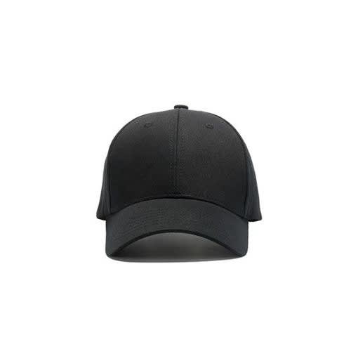 Plain Face Cap - Black
