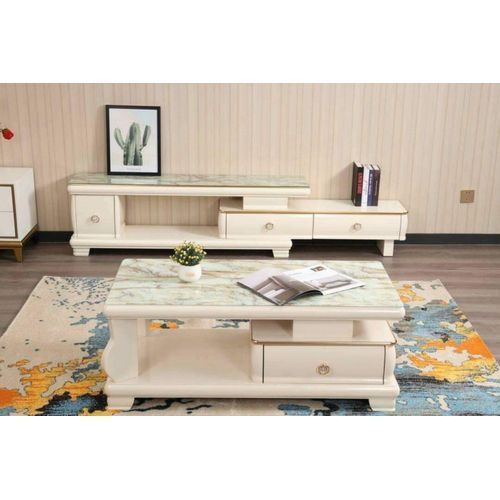 Modern TV Stand And Table With Drawers