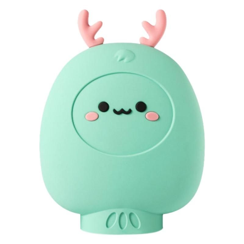 1Pcs Creative Green Silicone Cute Water Injection Warm