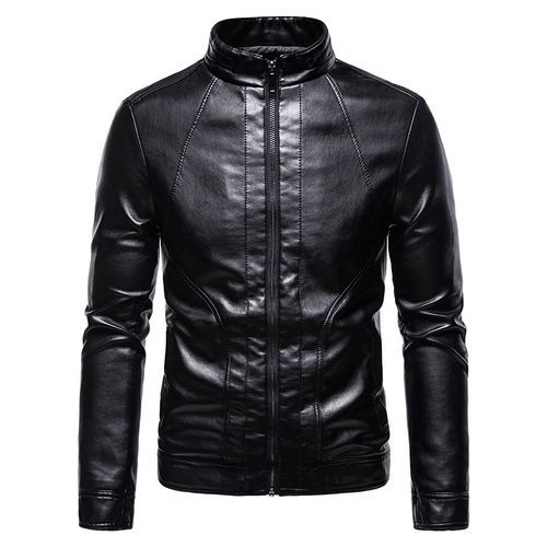 Men's Windproof Stand-collar Outdoor Piyi-Black
