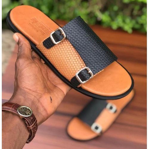 BW- Classy Brown  Male Slippers