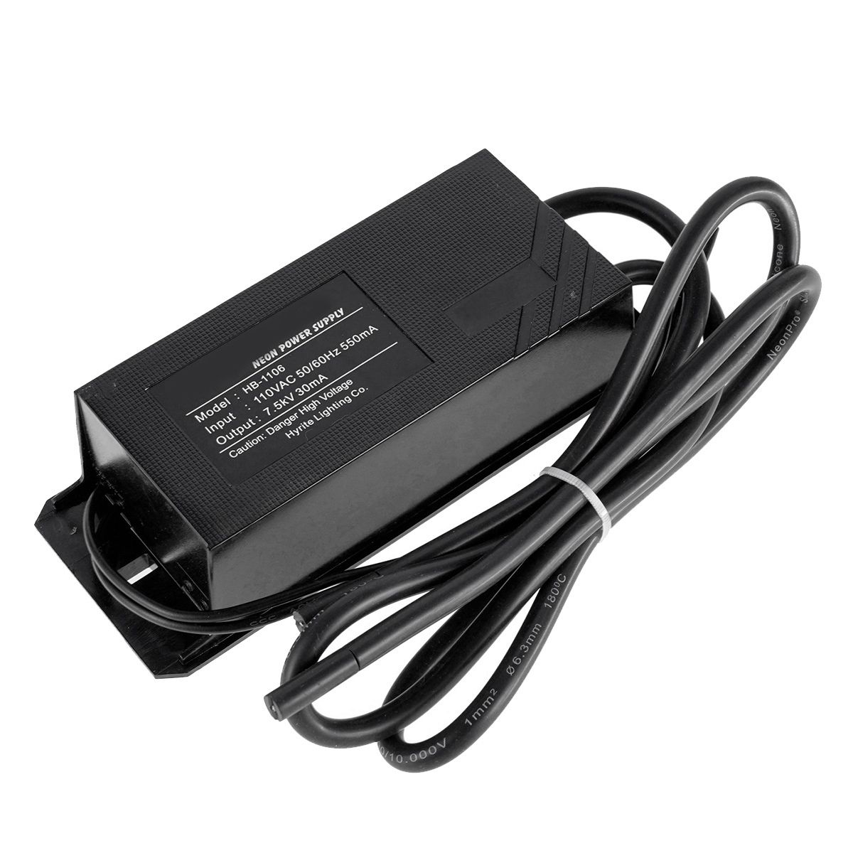 Light Electronic Transformer 2-6M Sign Power Supply 75KV 30MA LED Power Supply Electronic Transformer