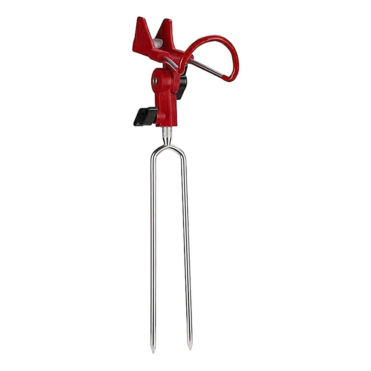 Fishing Rod Bracket Long Fishing Hand Rod Ground Rack Red