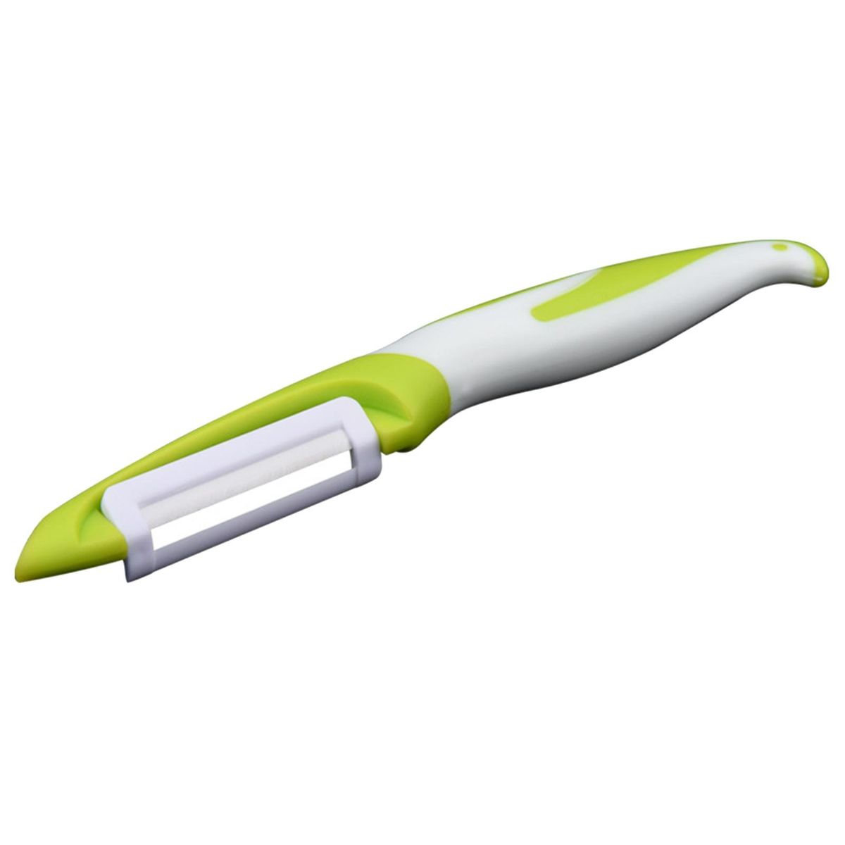 Kitchen Vegetable Peeler Premium Ceramic Peeler for Vegetable Green White