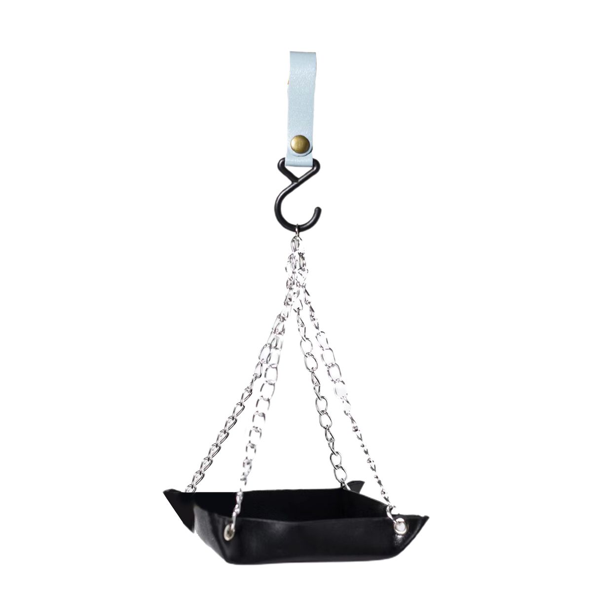 Feeder Tray Bird Food Container Feeding Utensils Black