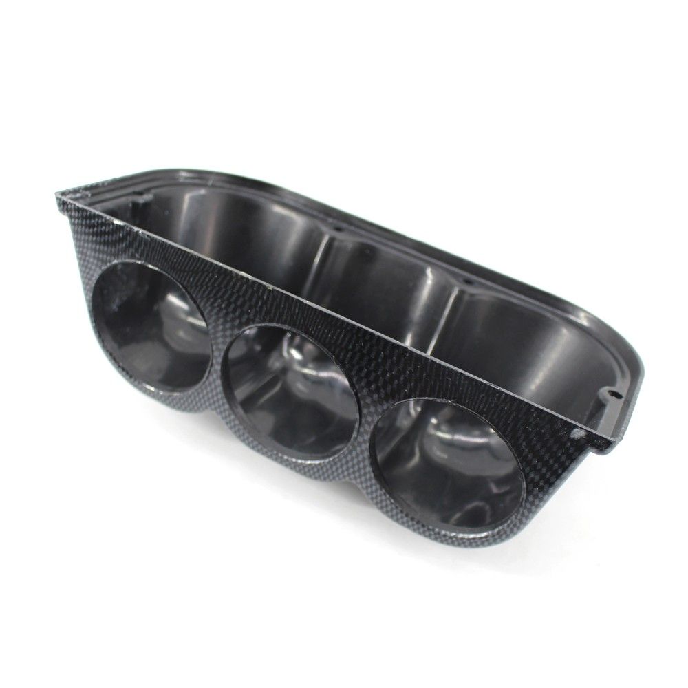 Dash 3 Hole Triple Gauge Meter Mount Holder Pod 52mm Carbon