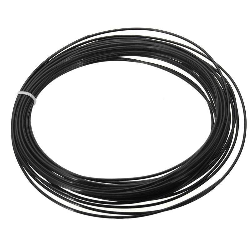 10M 3D Printer Filament 1.75mm PLA 12 Bright Candy Colors Durable Black Solid Color (black)