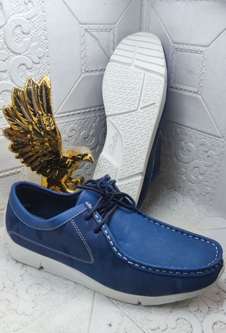 Men Trendy Lace-up Shoe Blue
