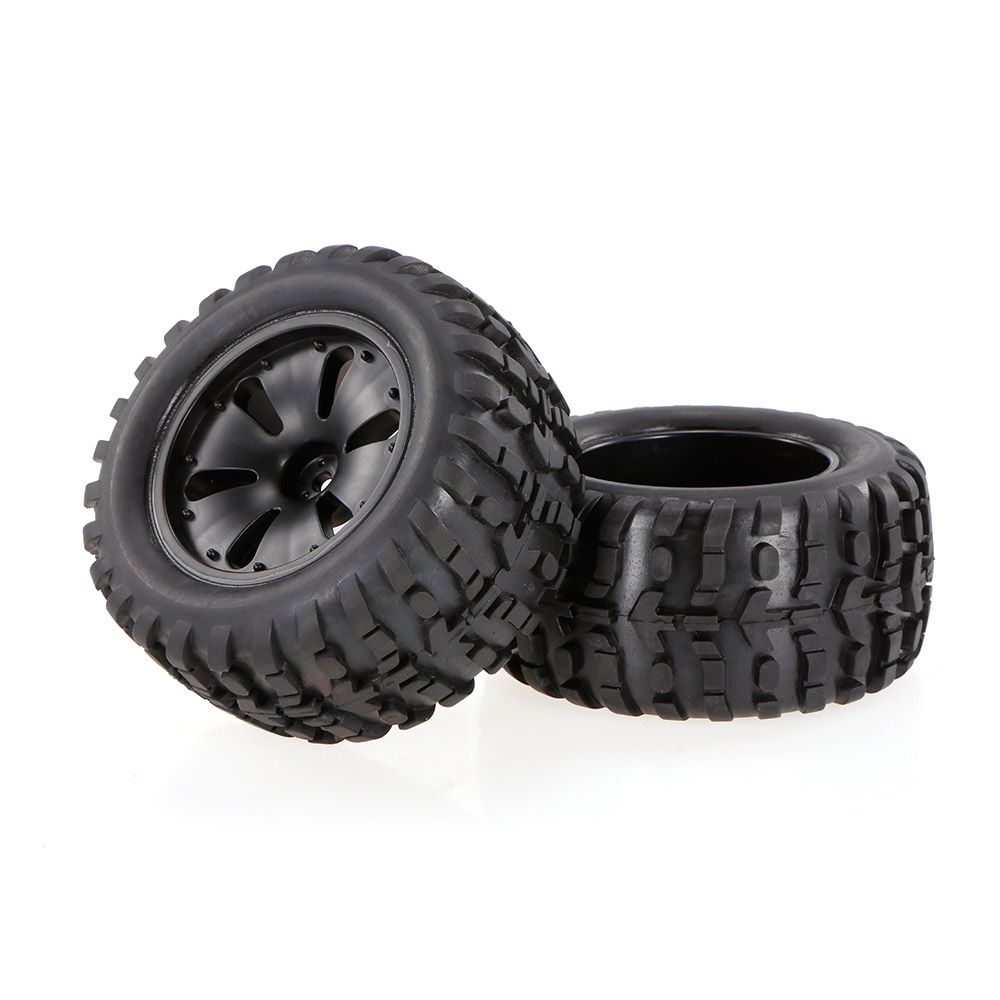 2pcs 2.75 Inch 120mm Monster Truck Wheel Rim And Tire For