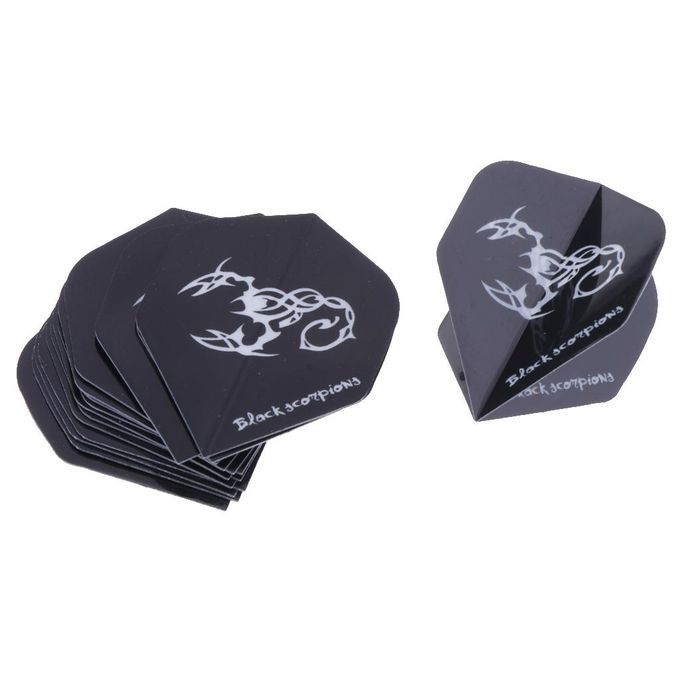 15Pieces Strong Standard Shape Dart Flights Assortment Dart Black