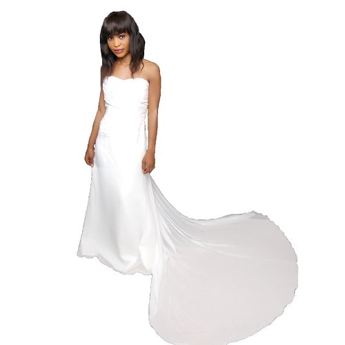 Embellished Sequin-bead Wedding Dress