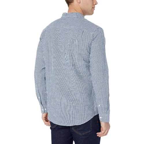 Essentials Regular Fit Ls Gingham Linen Shirt