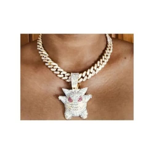 Cuban Chain With Clown Pendant