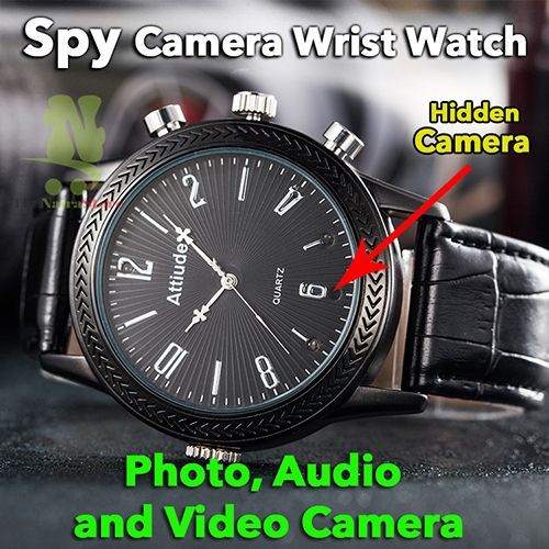 Full HD Hidden Video Camera Spy Waterproof Wrist Watch
