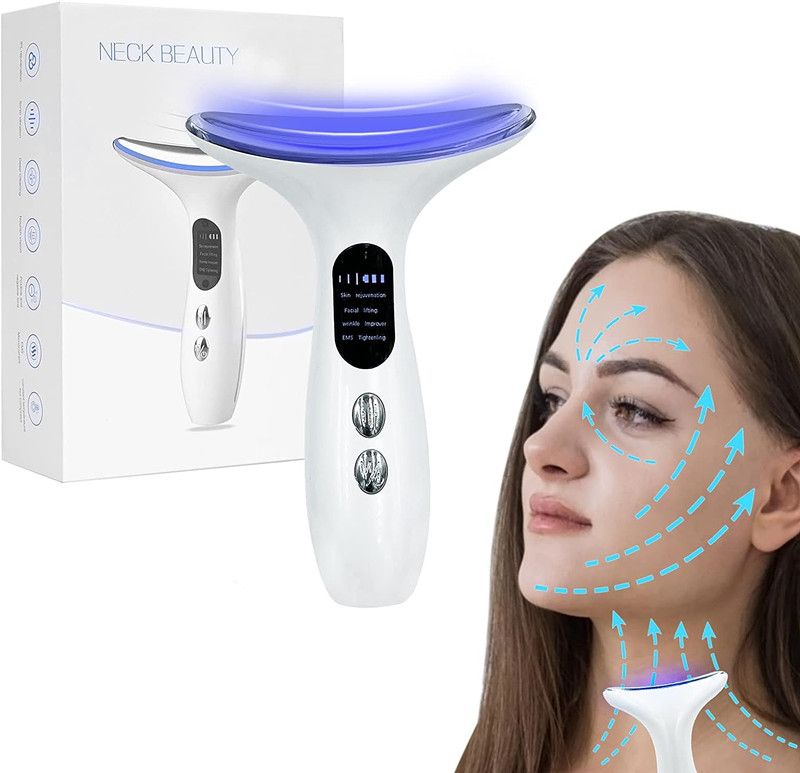 Neck Face Beauty Device Facial Lifting Machine EMS Massager