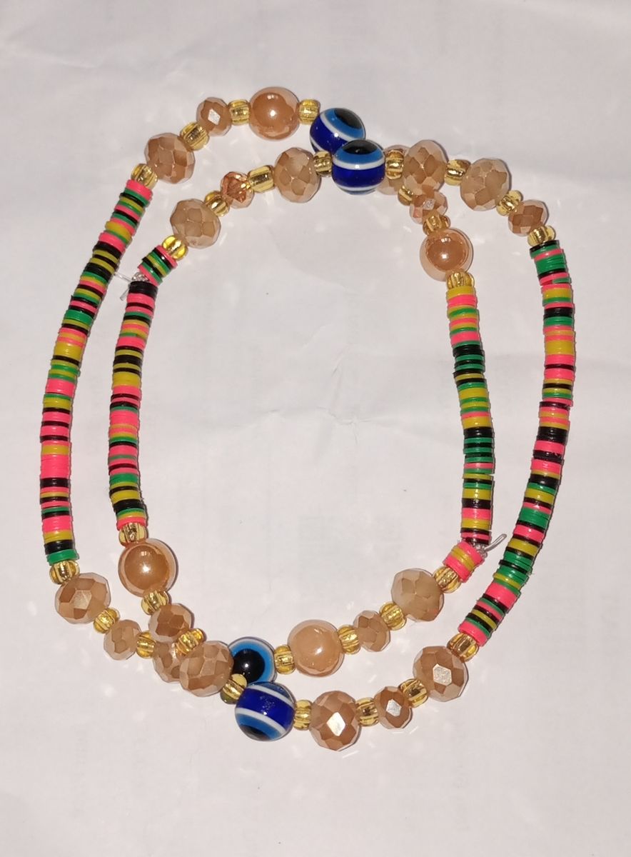 Turkish Charming Goodluck Blue Eyes Anklet ×2Pieces