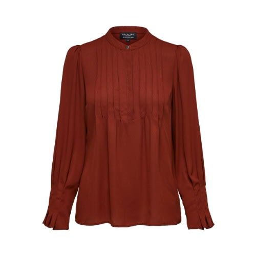 Livia Blouse - Smoked Paprika