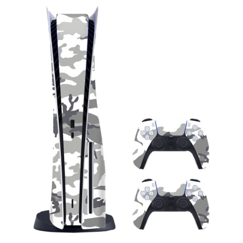 Playstation 5 Console And Controllers Urban Camo Skin Sticker