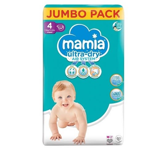 Ultra Dry Diapers - Jumbo - Size 4 - 84 count