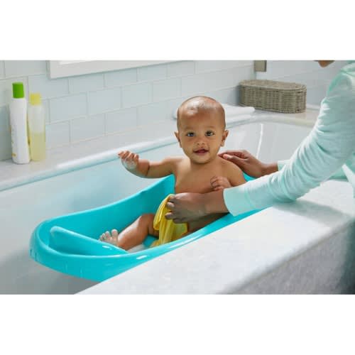 The First Years Sure Comfort Newborn To Toddler Baby Bath Tub - Aqua