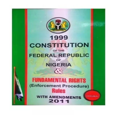 1999 Constitution Of The Federal Republic Of Nigeria