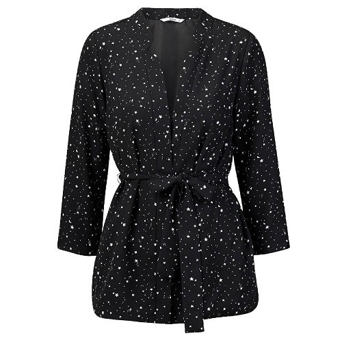 Minette Printed Belted Jacket
